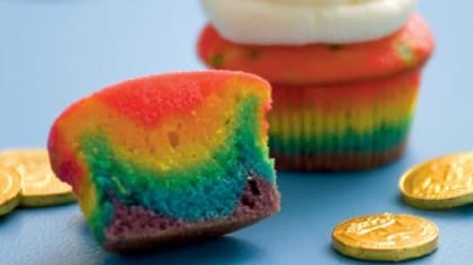 Duhový muffin jen pro silné žaludky